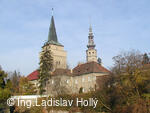 Tovačov, Zámek - pohled od kostela